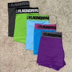 Flag Nor Fail compression shorts